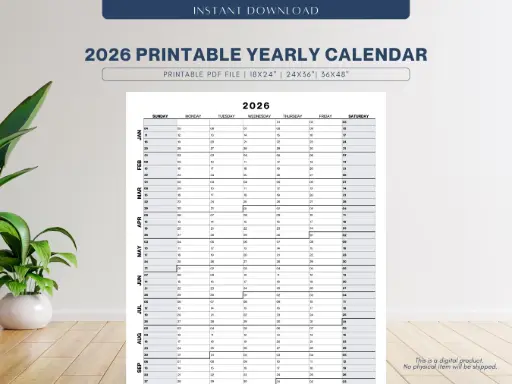 A3 Wall Calendar